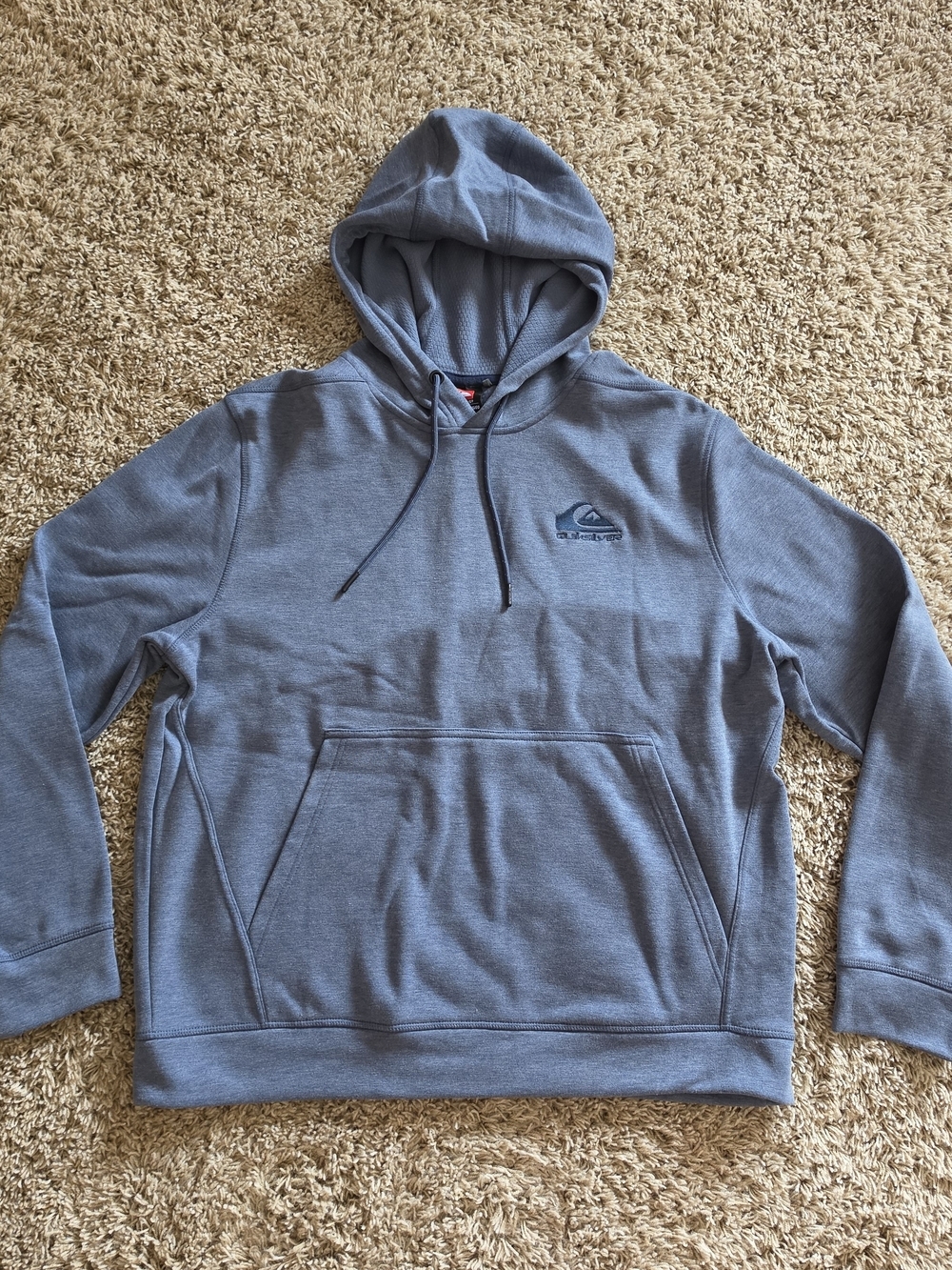 Quiksilver Men’s Slate Blue Pullover Hoodie XL